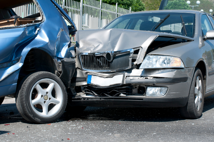 coche siniestrado en Valencia